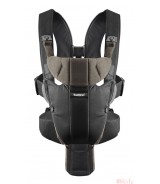 Mochila Porta bebe Miracle Organic, BabyBjörn Negro/Marrón